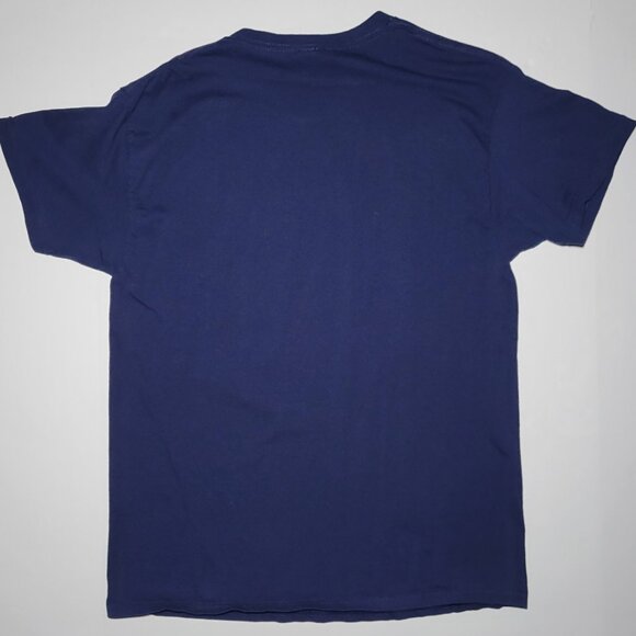 Hanes 2023 Mens Navy Blue College World Series T Shirt with Graphics Size Large - Picture 2 of 8